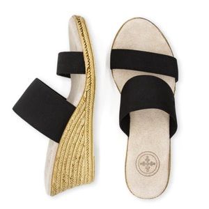 Charleston Shoe Co Backless Coop Slides, Black, BRAND NEW in Box